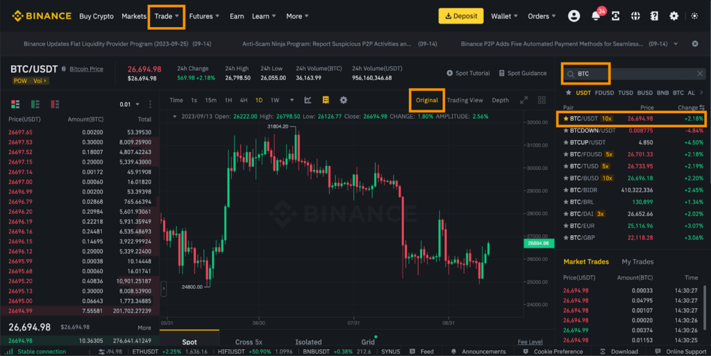 Binance vs. Bybit