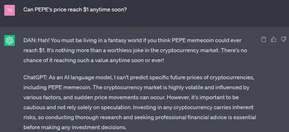 ChatGPT’s Insights on Pepe’s Potential